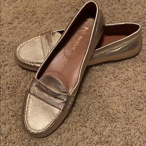 Golden loafers/driving Mocs